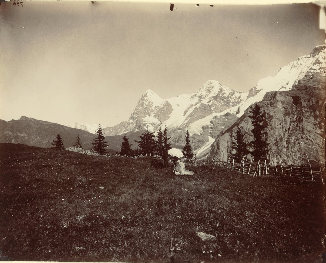 Landskap, Sveits, ca. 1860. av Adolphe Braun