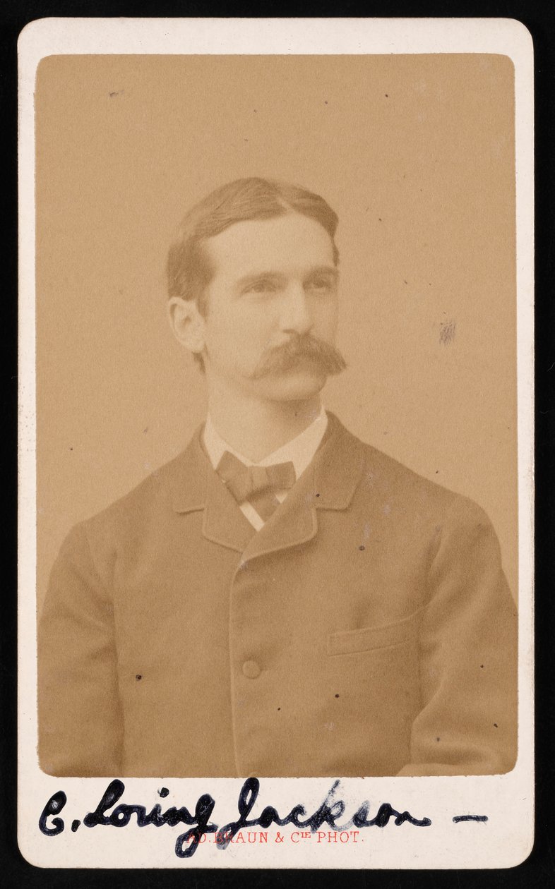 Portrett av Charles Loring Jackson 1847-1935, ca 1887. av Adolphe Braun