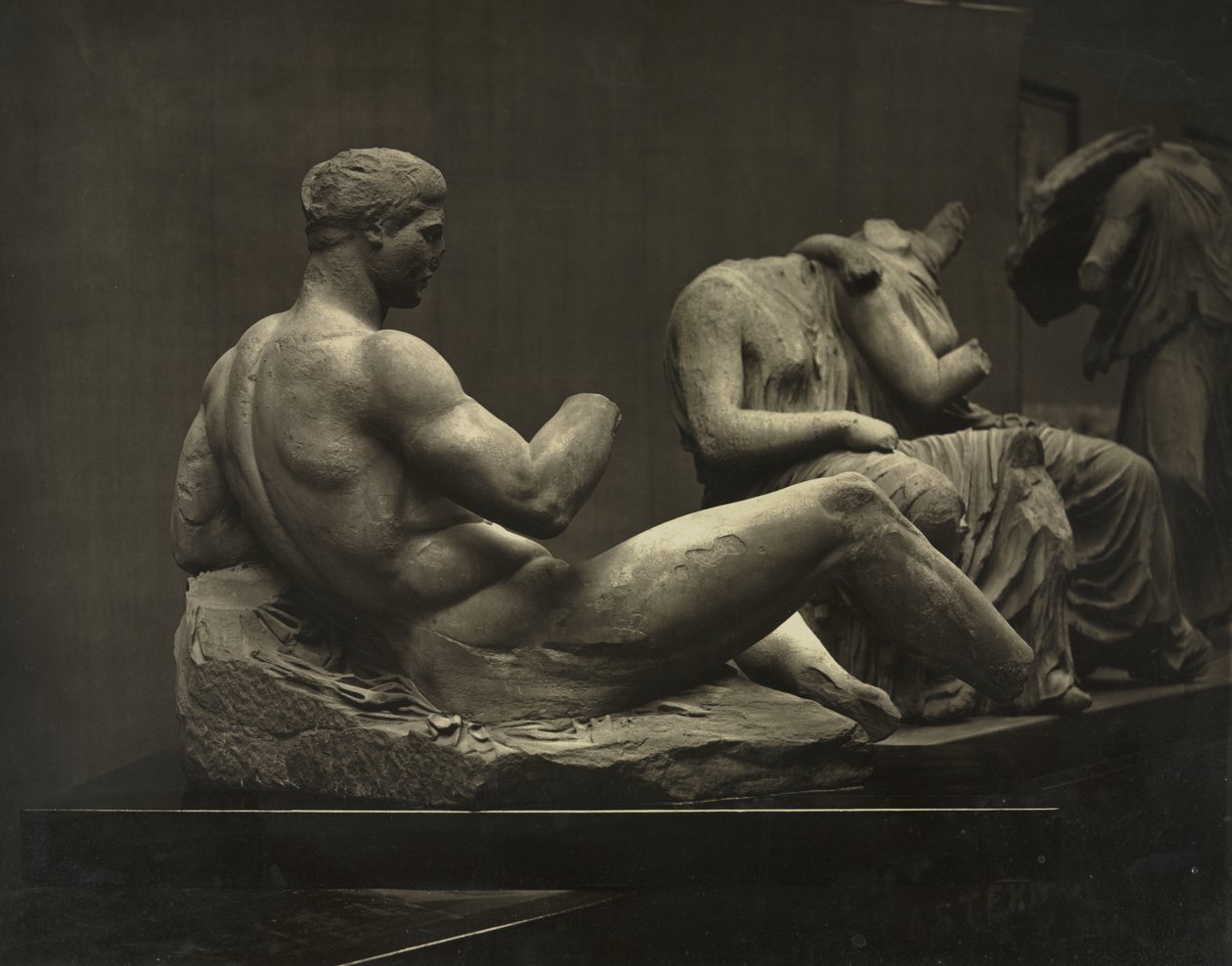 Skulpturer fra Parthenon, British Museum av Adolphe Braun