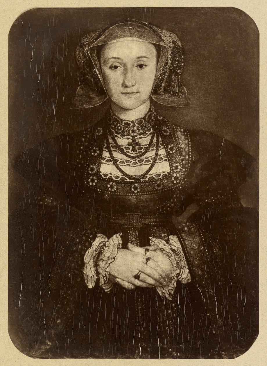 [Henrik VIII’s hustru av Hans Holbein, Musée du Louvre] av Adolphe Braun