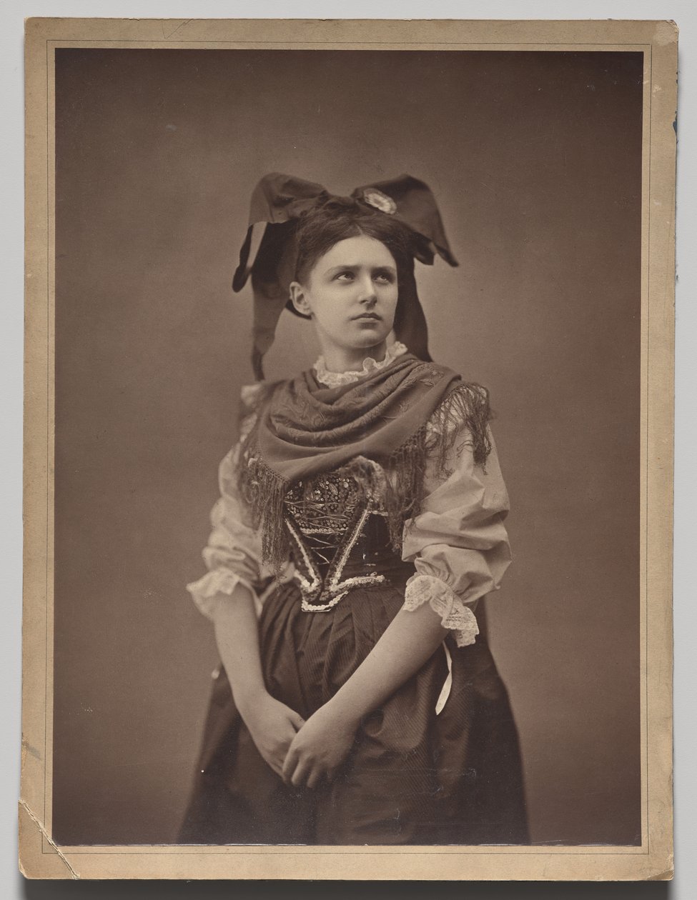 Ung Alsacienne-kvinne av Adolphe Braun
