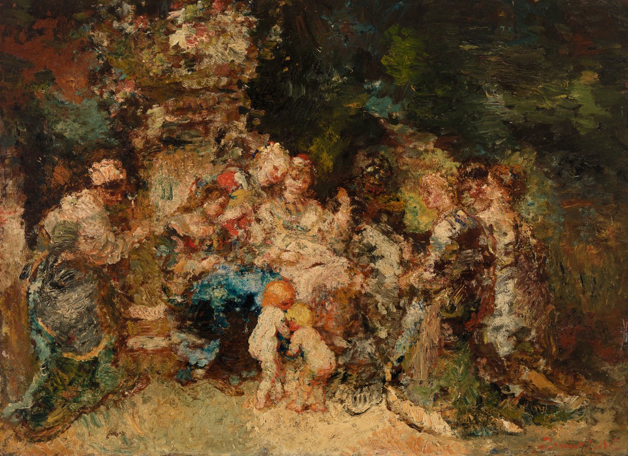Hyllest av Adolphe Joseph Thomas Monticelli