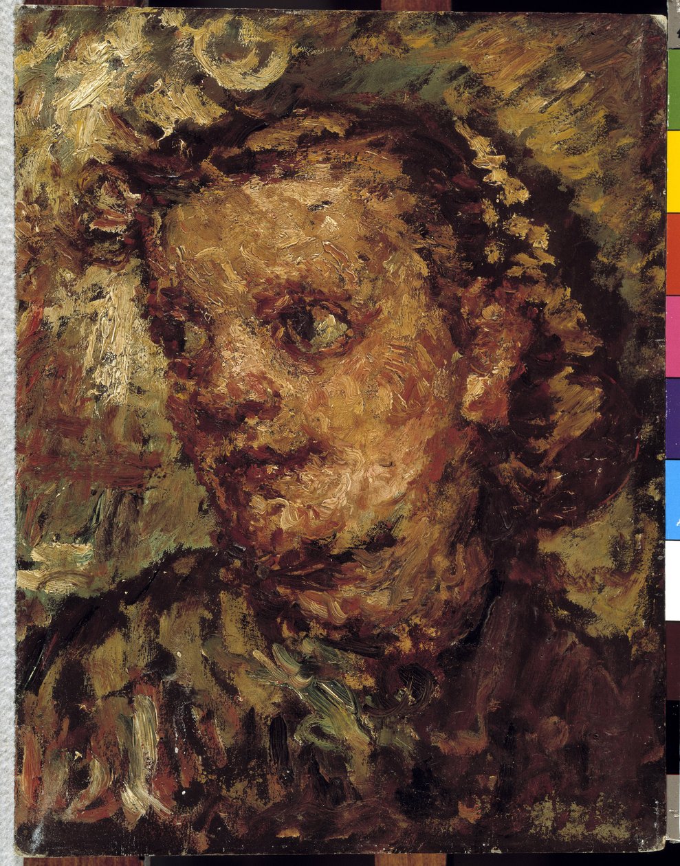 Portrett av Emma Ricard av Adolphe Joseph Thomas Monticelli