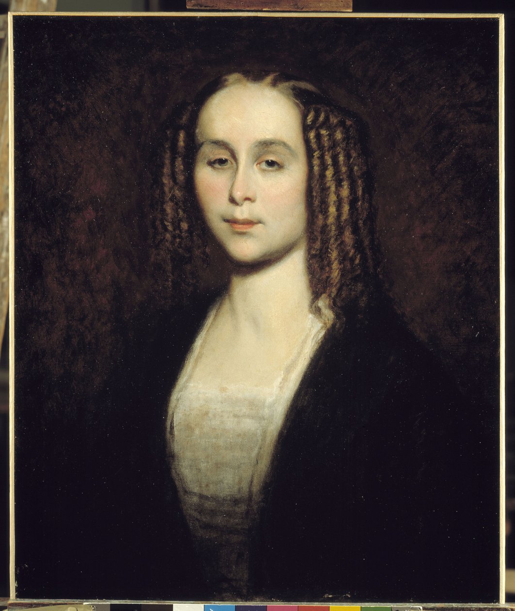Portrett av Madame Ange Monticelli, tante til maleren av Adolphe Joseph Thomas Monticelli