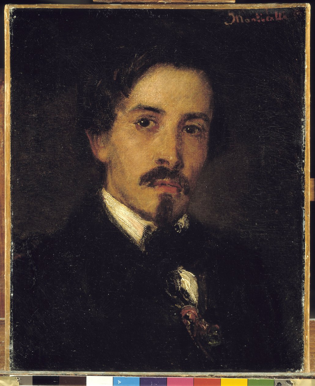 Anta portrett av maleren Ferdinand Viola, 1859 (olje på lerret) av Adolphe Joseph Thomas Monticelli
