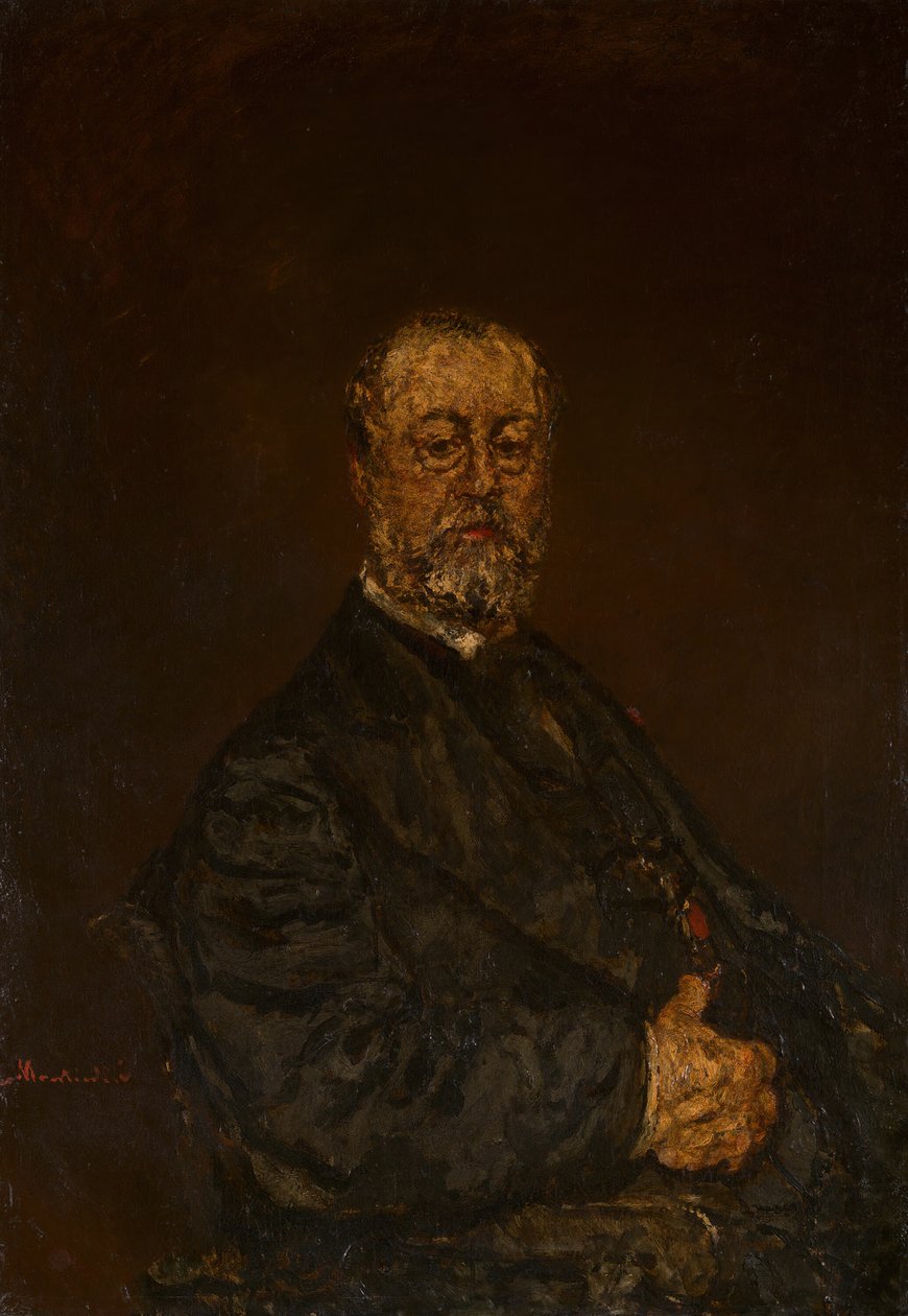 Portrett av Monsieur Rouland, ca. 1875. av Adolphe Monticelli
