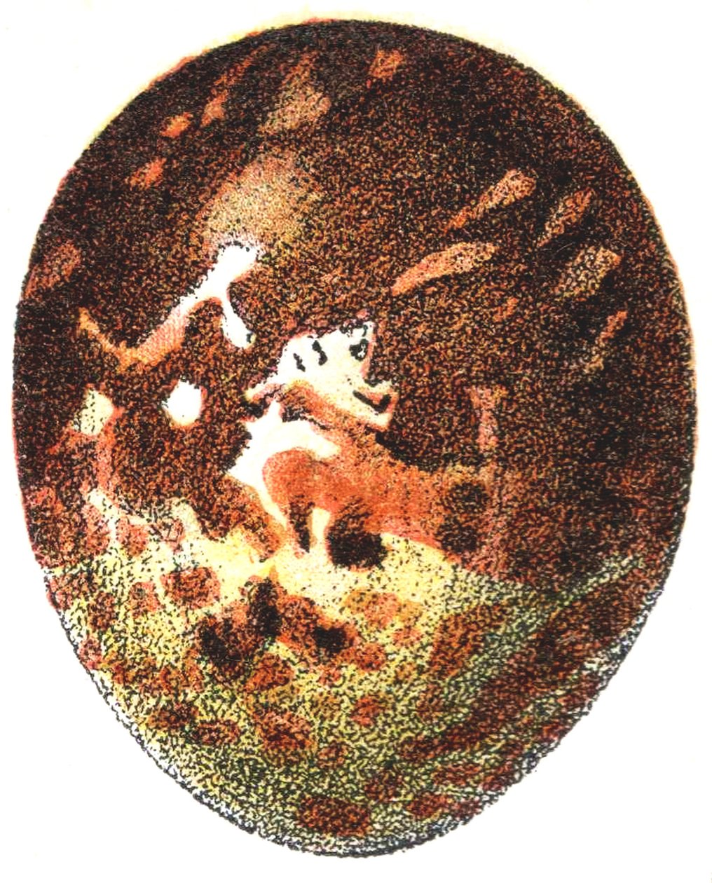 Egg of a Honey Buzzard (Pernis apivorus), 1923 av Adolphe Philippe Millot