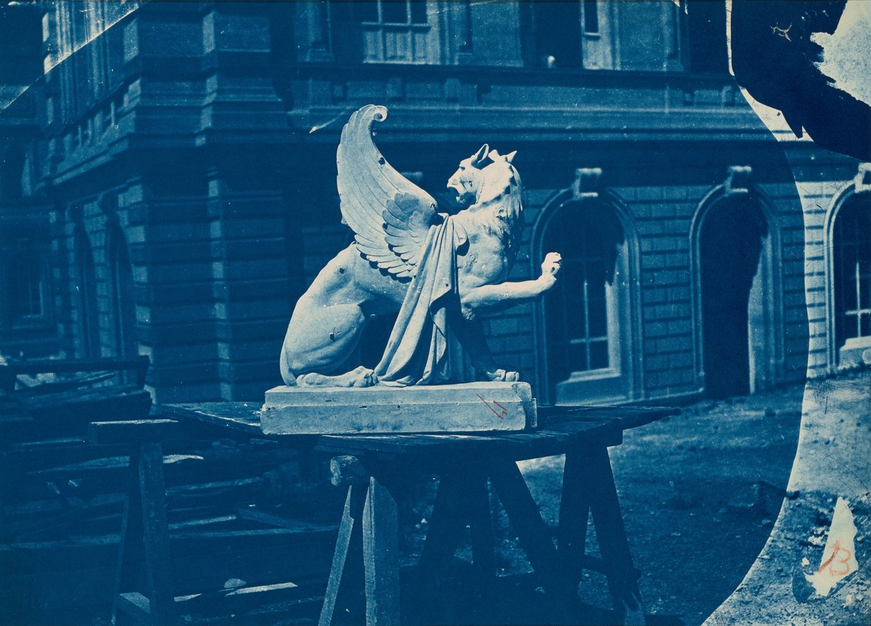 Skulptur av en griff på en byggeplass i Marseille (Skulptur av en griff på en byggeplass i Marseille) av Adolphe Terris