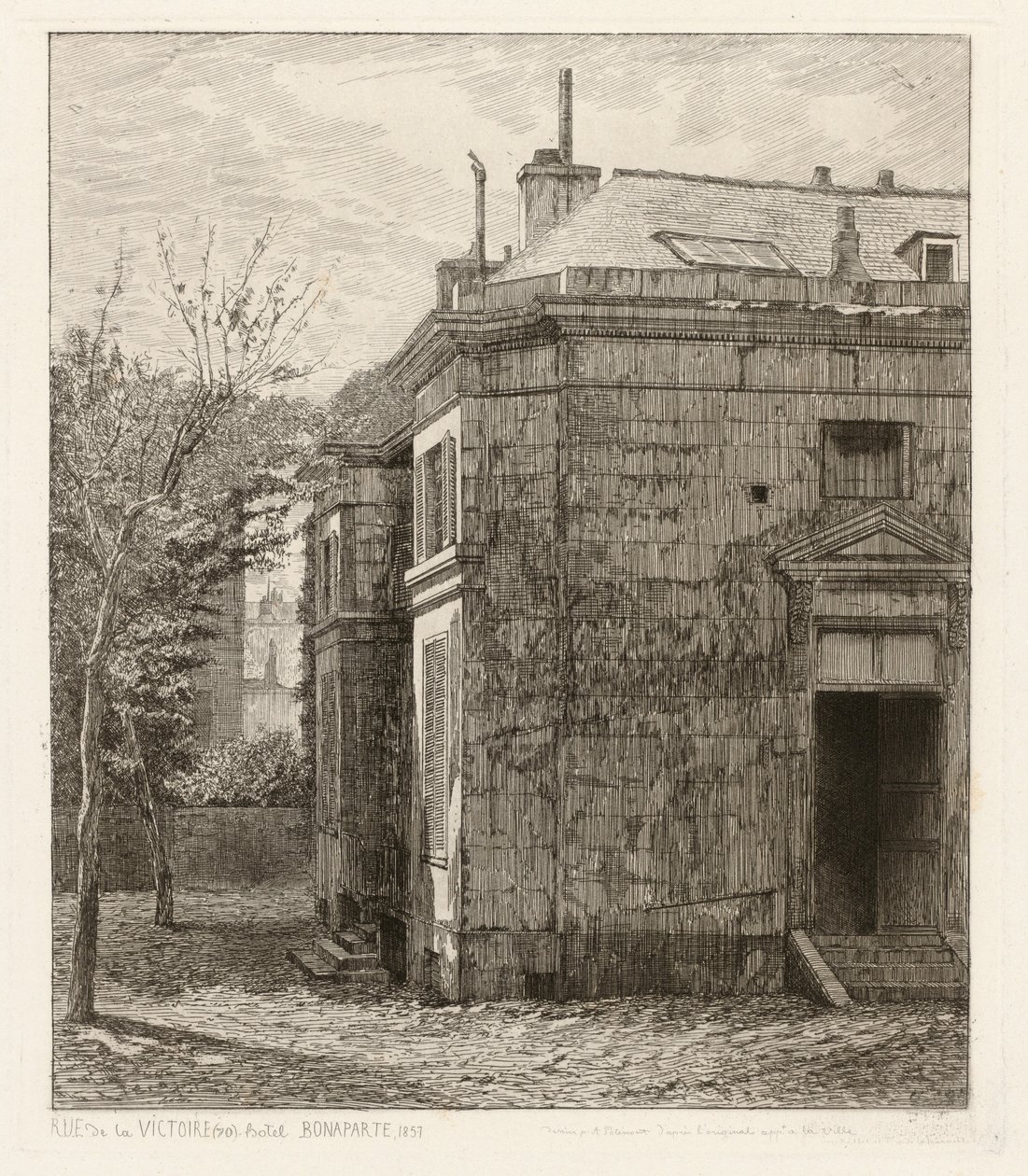 Seiersgate (70). Hotel Bonaparte av Adolphe Théodore Jules Martial Potémont