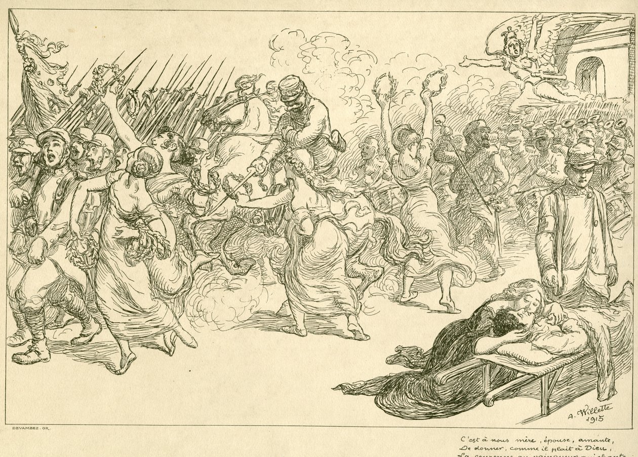Girondius-sangen av Adolphe Willette