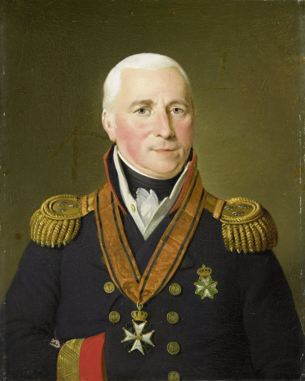 Portrett av Gerrit Verdooren (1757-1824), viseadmiral av Adriaan de Lelie