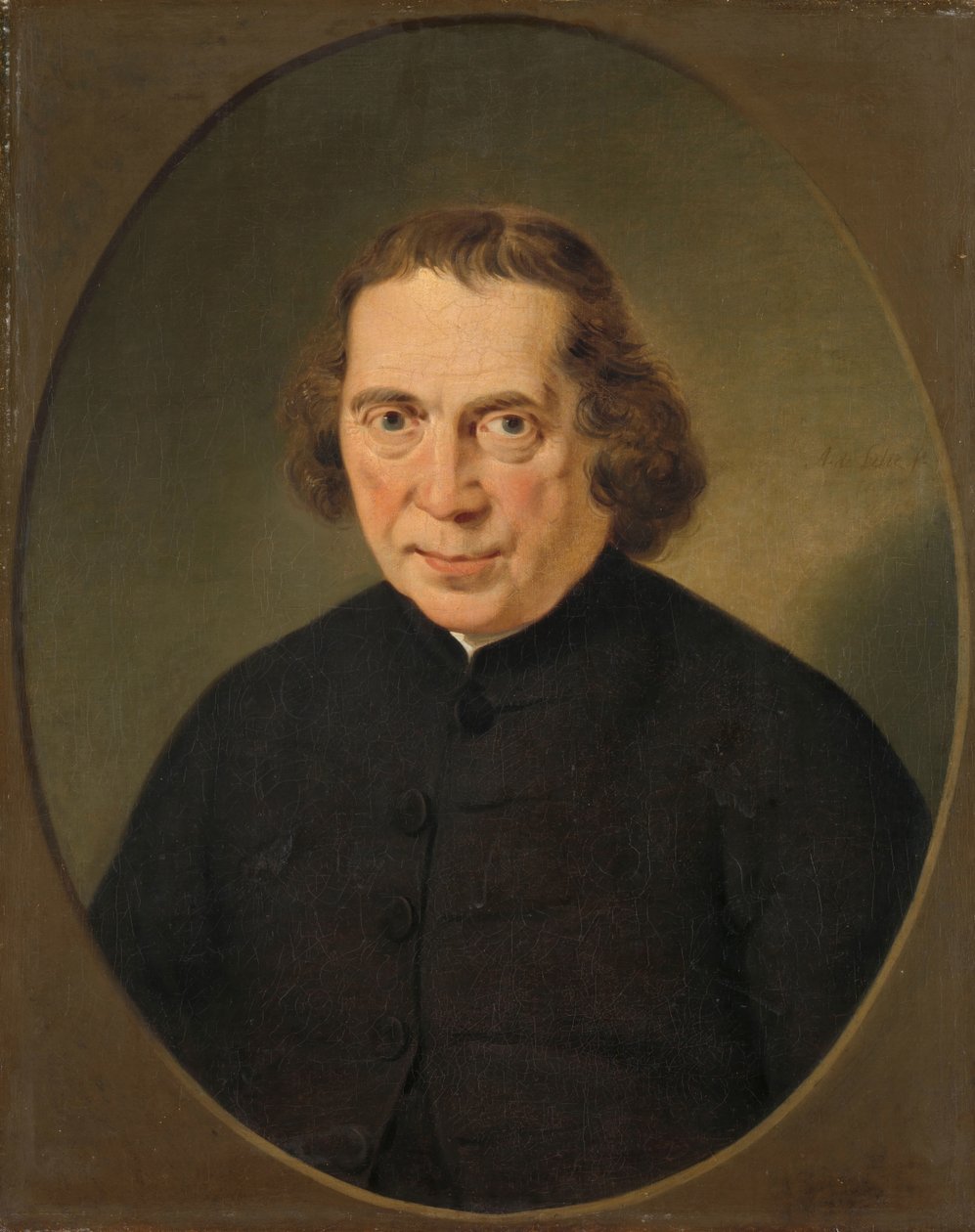 Portrett av Jan Nieuwenhuyzen av Adriaan de Lelie