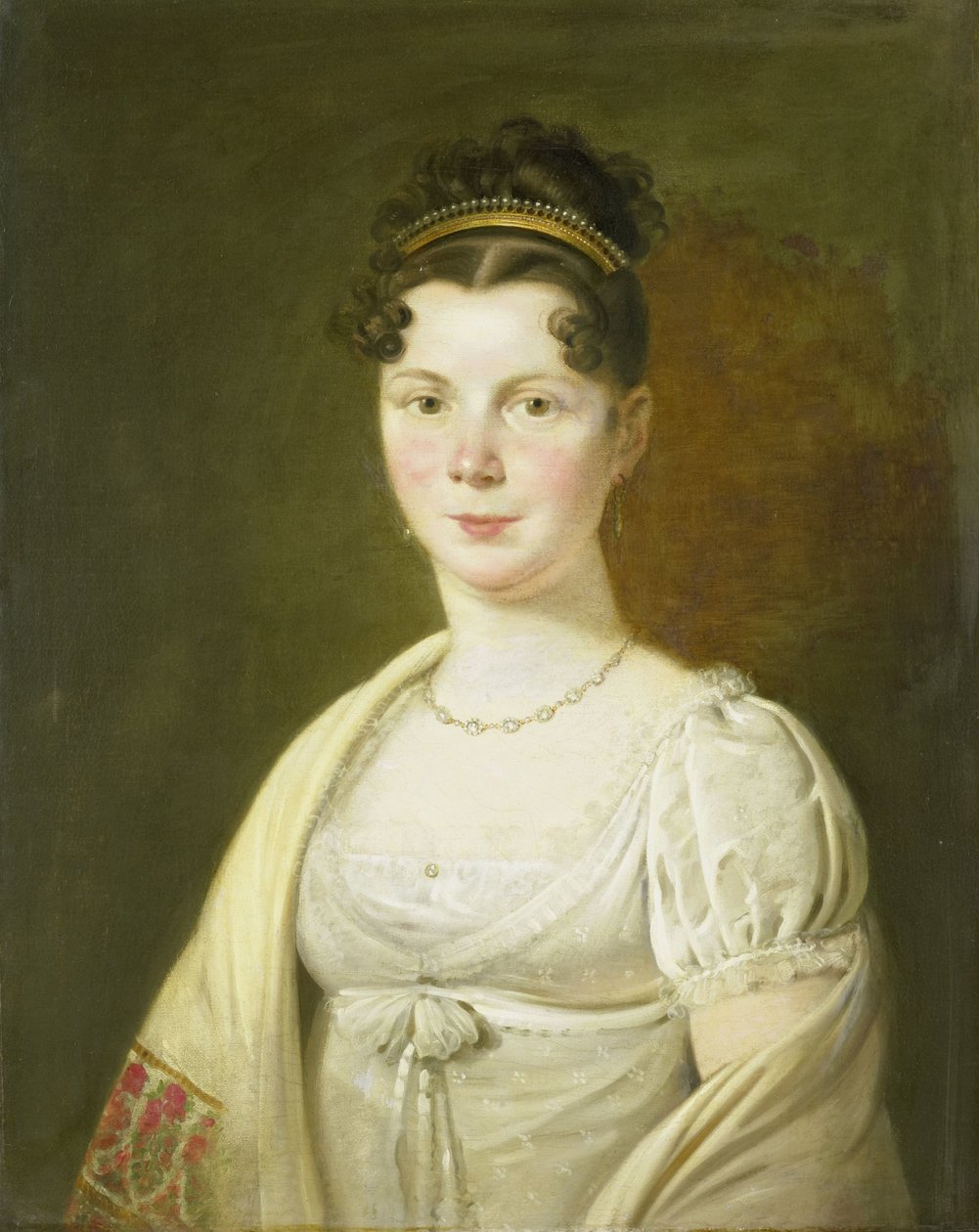 Portrett av Wilhelmina Maria Haack (1786-1857), fjerde kone til Gerrit Verdooren av Adriaan de Lelie