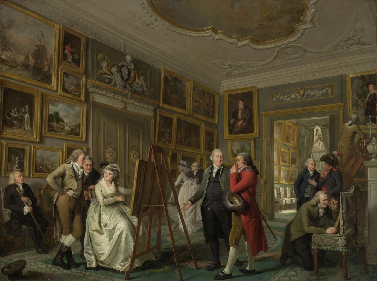 Kunstgalleriet til Jan Gildemeester Jansz, 1794-5 av Adriaan de Lelie