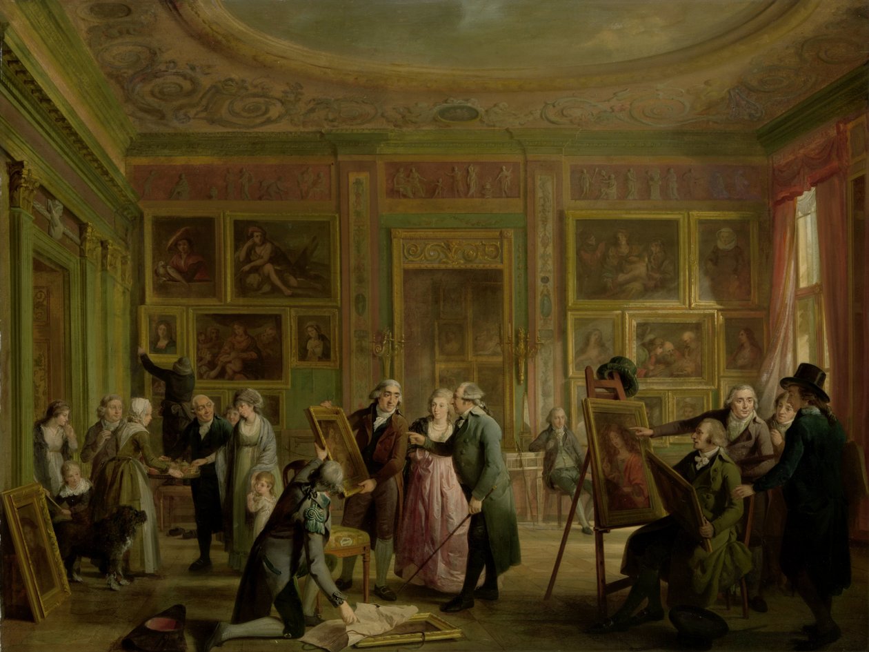 Kunstgalleriet til Josephus Augustinus Brentano av Adriaan de Lelie