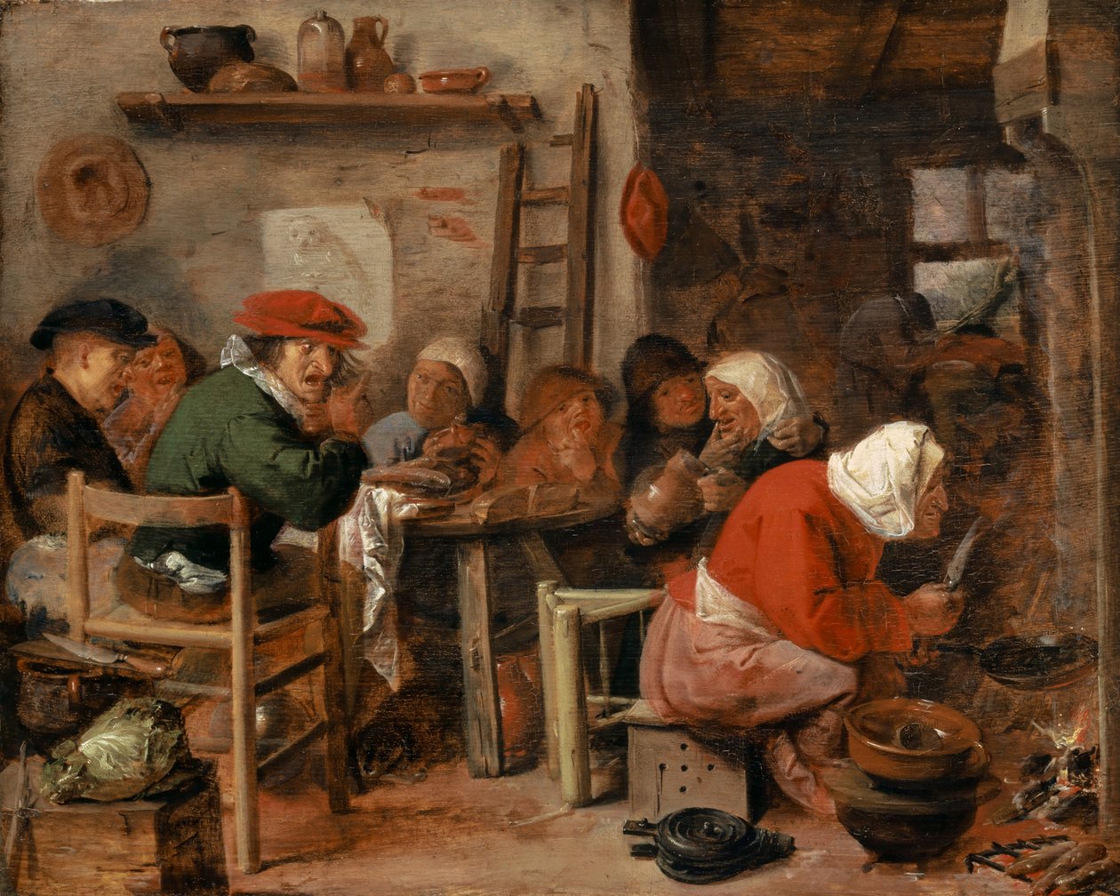 Et bondemåltid av Adriaen Brouwer
