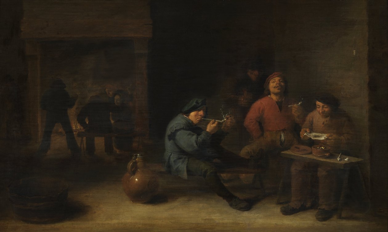 Røyker av Adriaen Brouwer