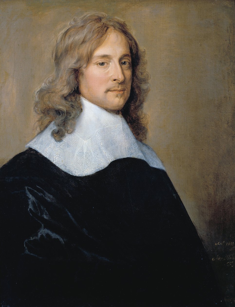 Portrett av en mann av Adriaen Hanneman