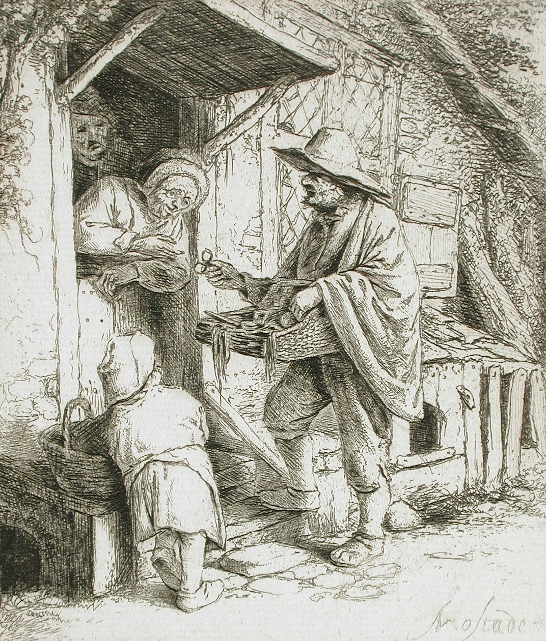 Brillaselgeren av Adriaen Jansz. van Ostade