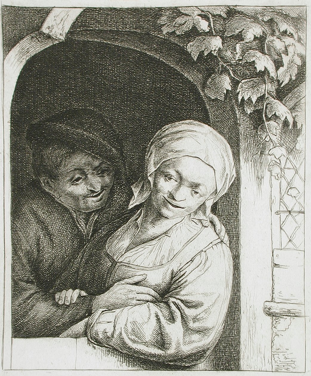 Landsbyromantikk av Adriaen Jansz. van Ostade