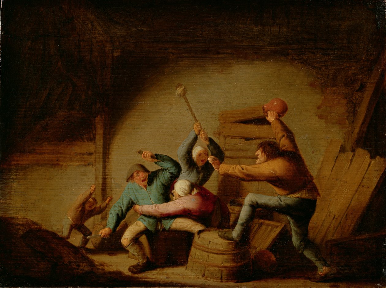 En kamp av Adriaen Jansz. van Ostade