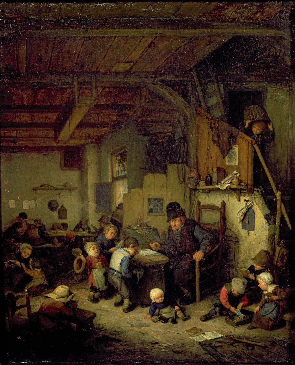 Skolemesteren, ca. 1662 av Adriaen Jansz. van Ostade