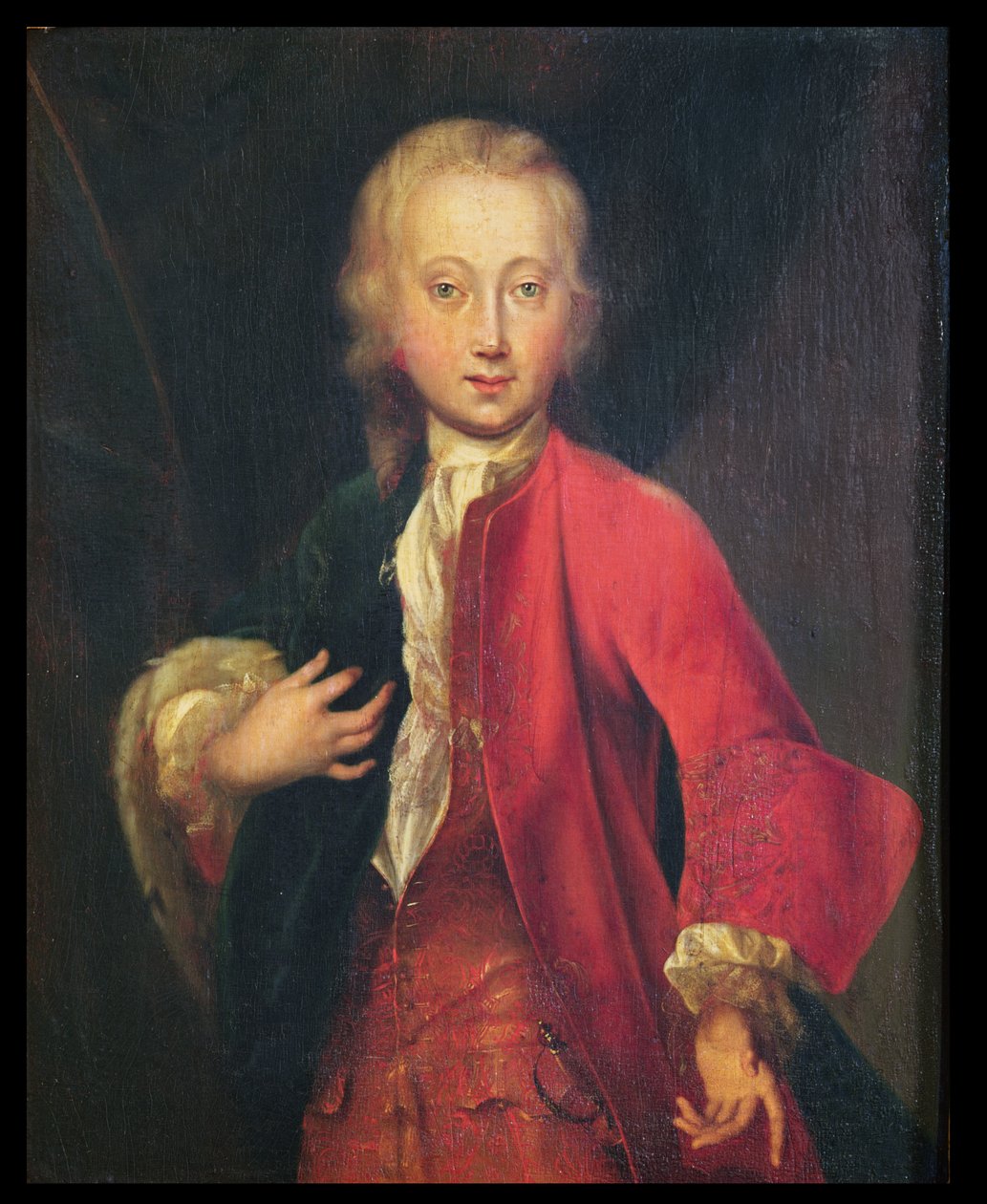Portrett av Comte Maurice de Saxe (1696-1750) i en alder av femten, ca. 1711 av Adriaan van der Werff