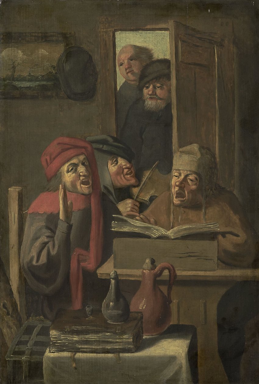 Musikalsk selskap av Adriaen (after) Brouwer