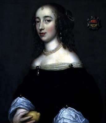 Portrait of a Lady, muligens Margaret Lemon, ca. 1665 (olje på lerret) av Adriaen (circle of) Hanneman