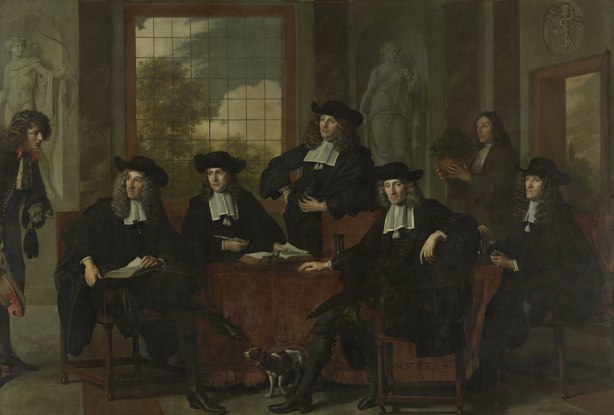 Superintendentene ved Collegium Medicum i Amsterdam, 1683 av Adriaen Backer