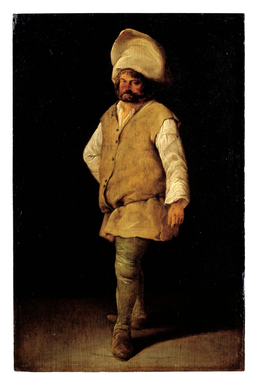 A Porter (olje på panel) av Adriaen Brouwer