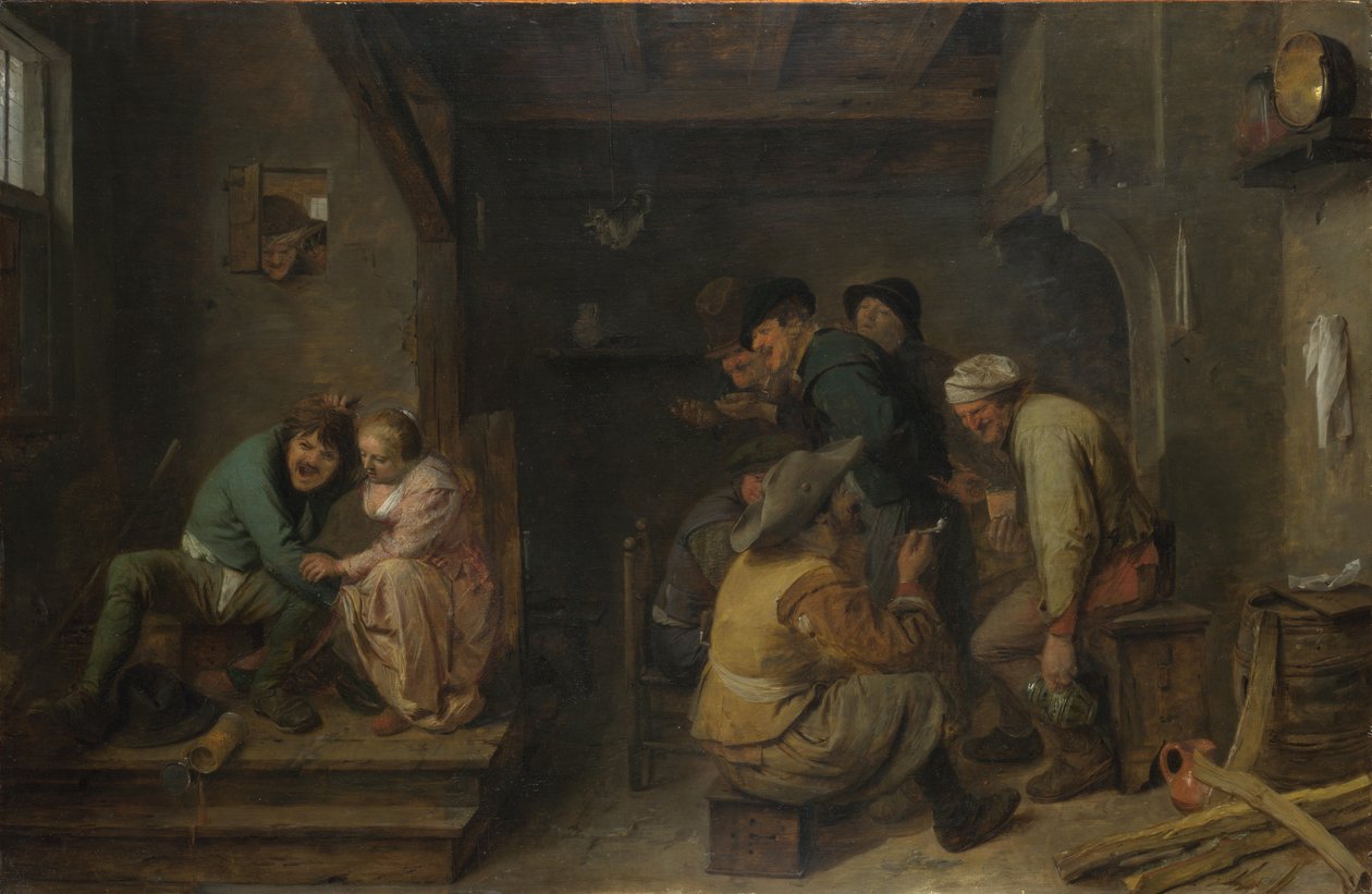 Tavernascene, ca. 1635 av Adriaen Brouwer