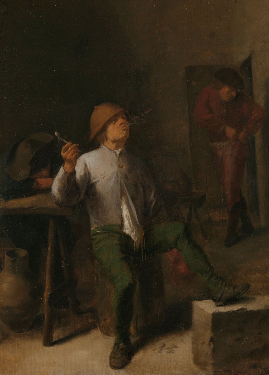 Røykeren av Adriaen Brouwer