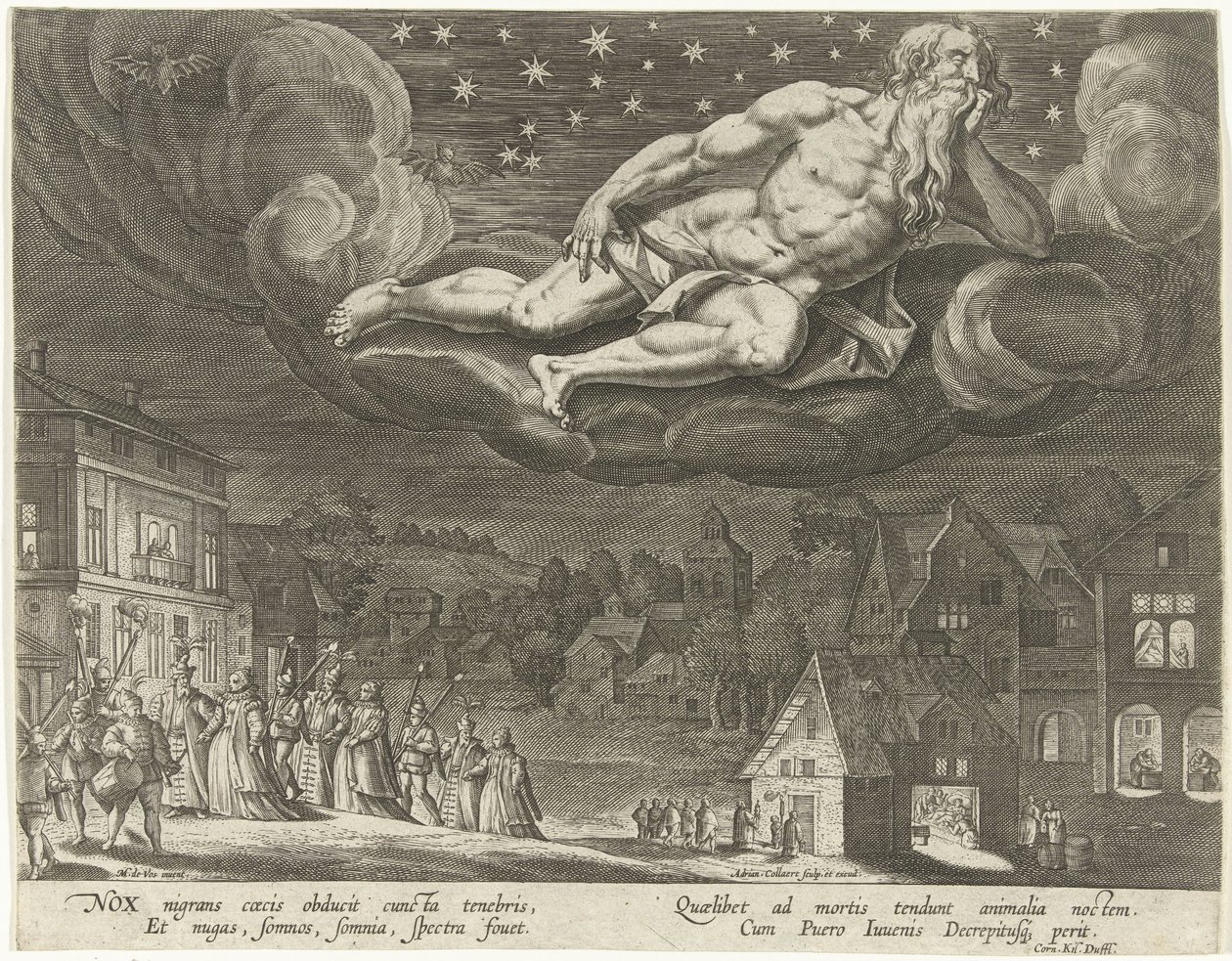 Natt De fire ganger på dagen (serietittel) av Adriaen Collaert