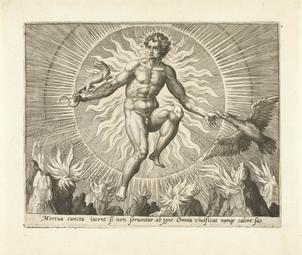 Fyrverkeri The Four Elements (serietittel) av Adriaen Collaert