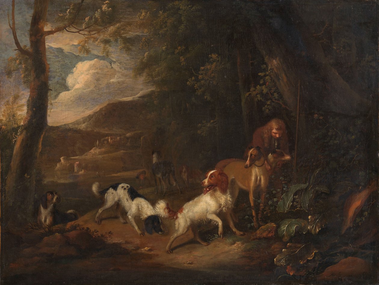 Hunter with Hounds at the Edge of a Wood   1393043   no       norwegian Successfully Translated  Original: Stepan Razin, 1918 Translat: 
