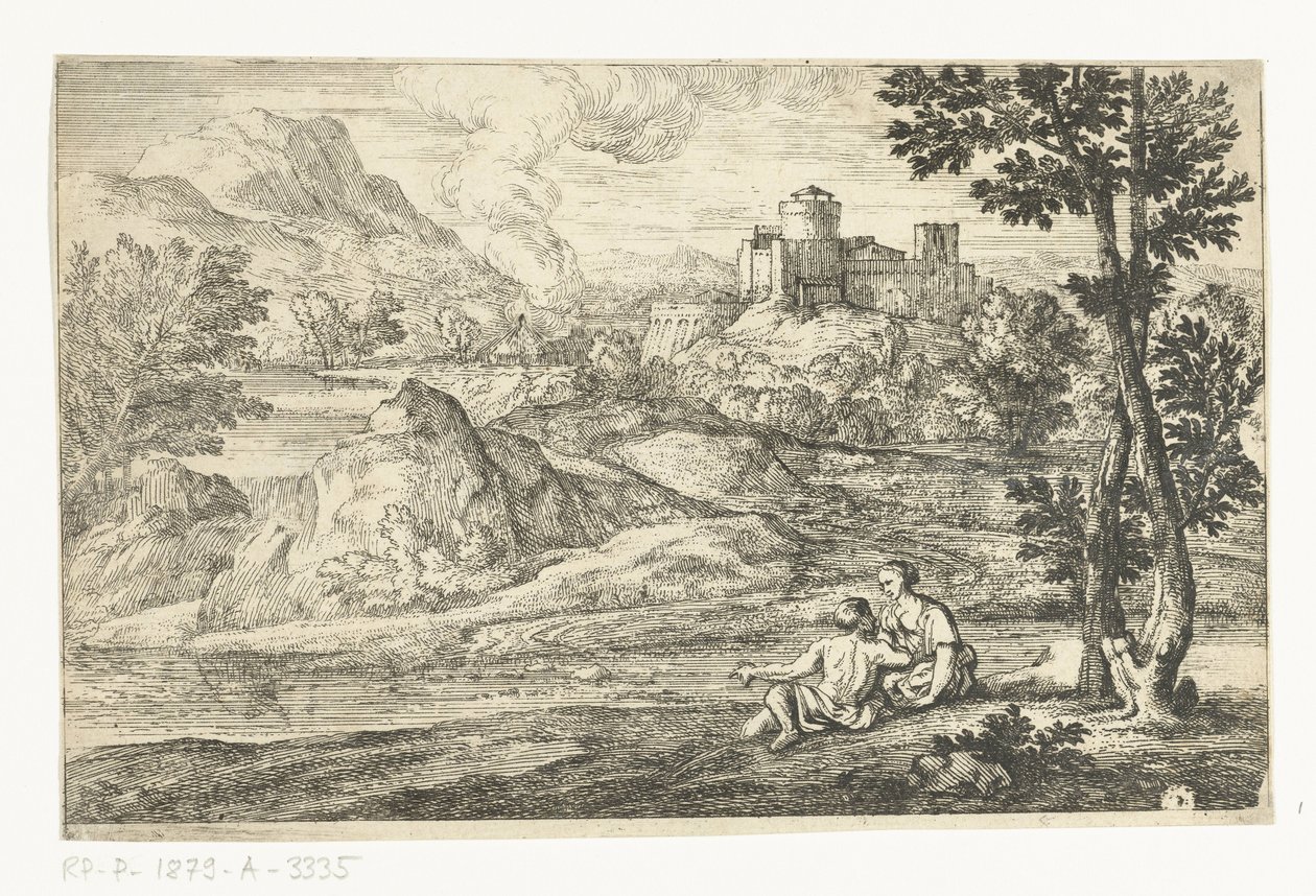 Landskap med slott av Adriaen Frans Boudewyns