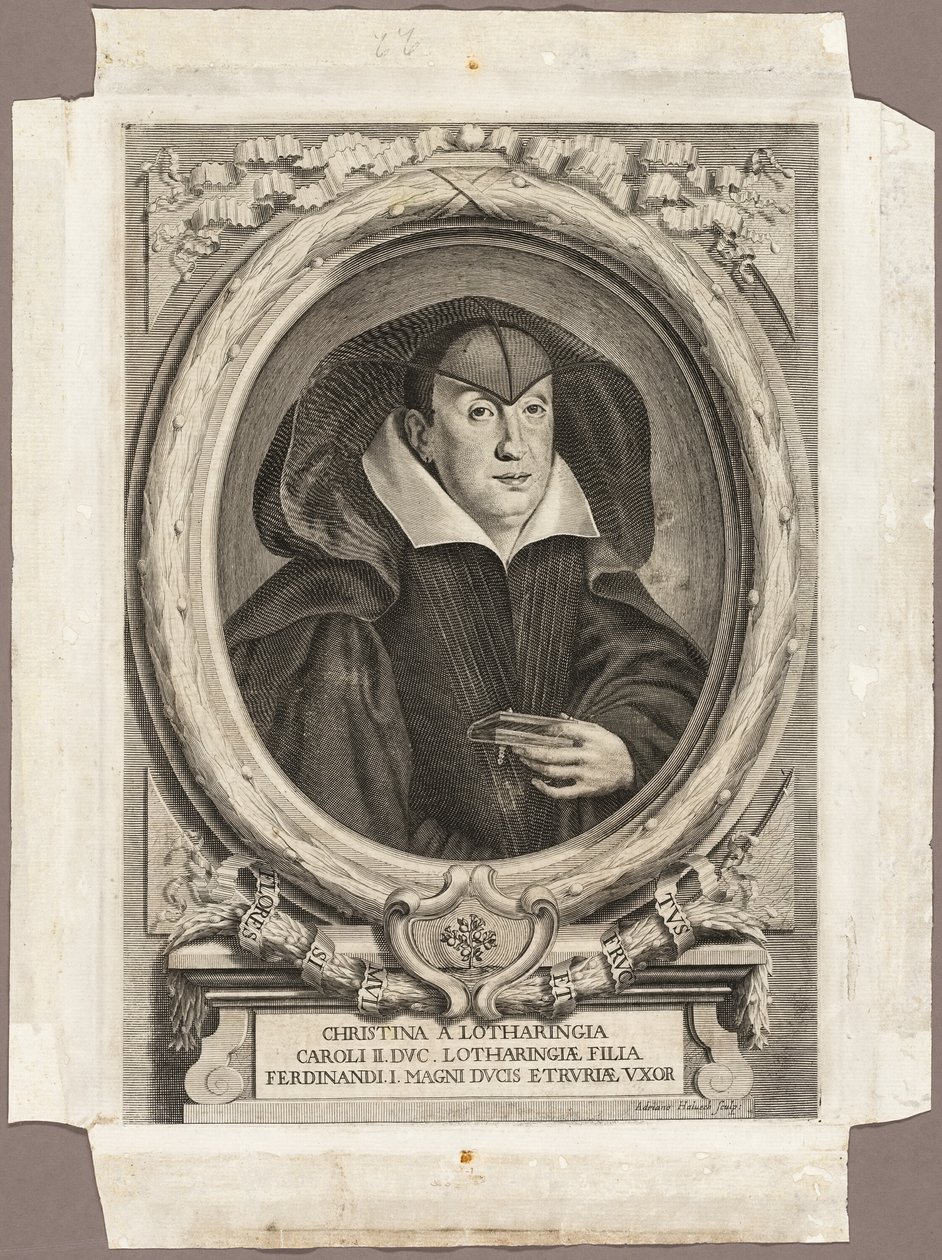 Christina av Lorraine av Adriaen Haelwegh