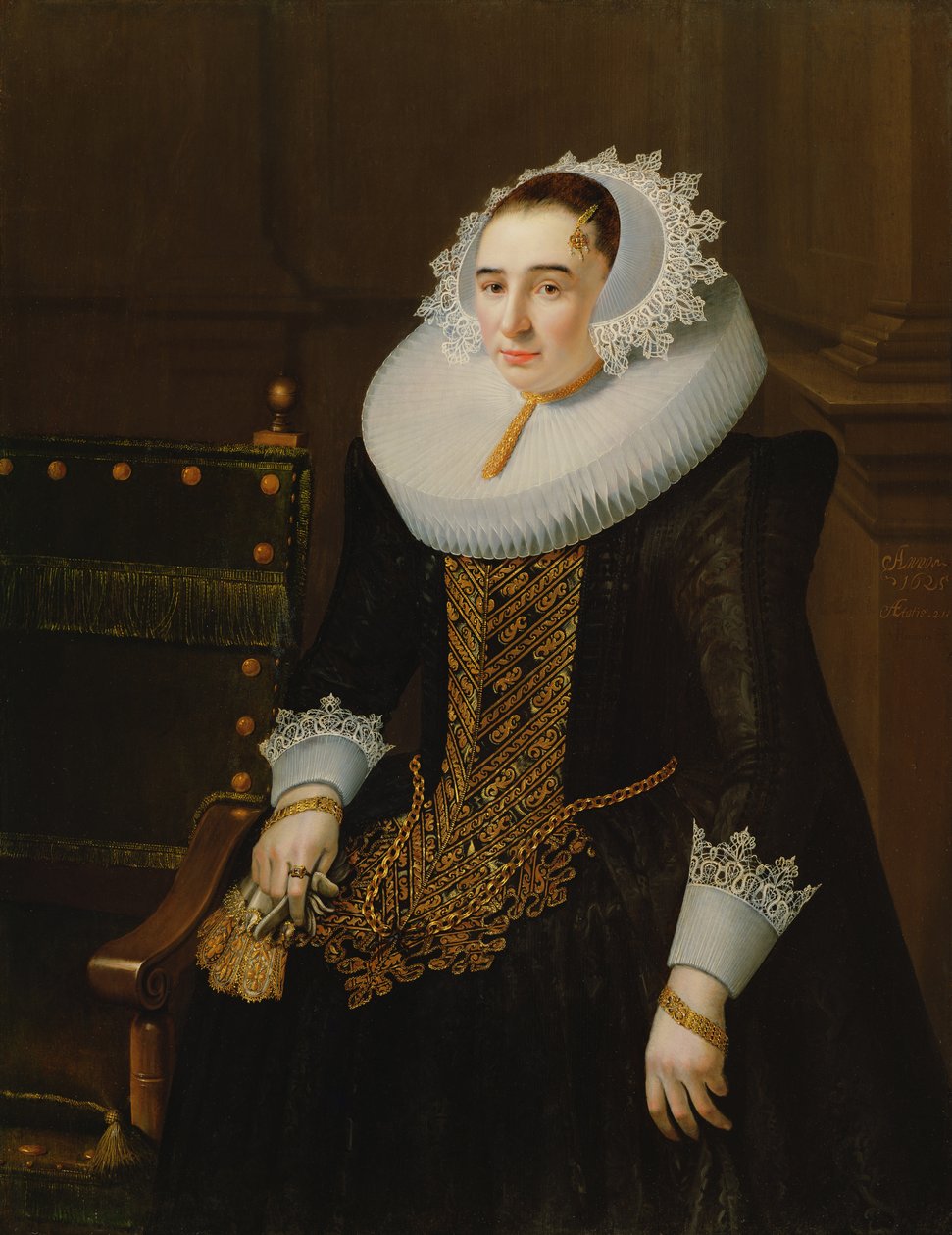 Portrett av en dame, sies å være prinsesse Sohns av Adriaen Hanneman