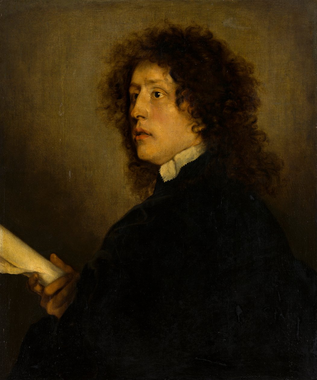 Portrett av en mann av Adriaen Hanneman