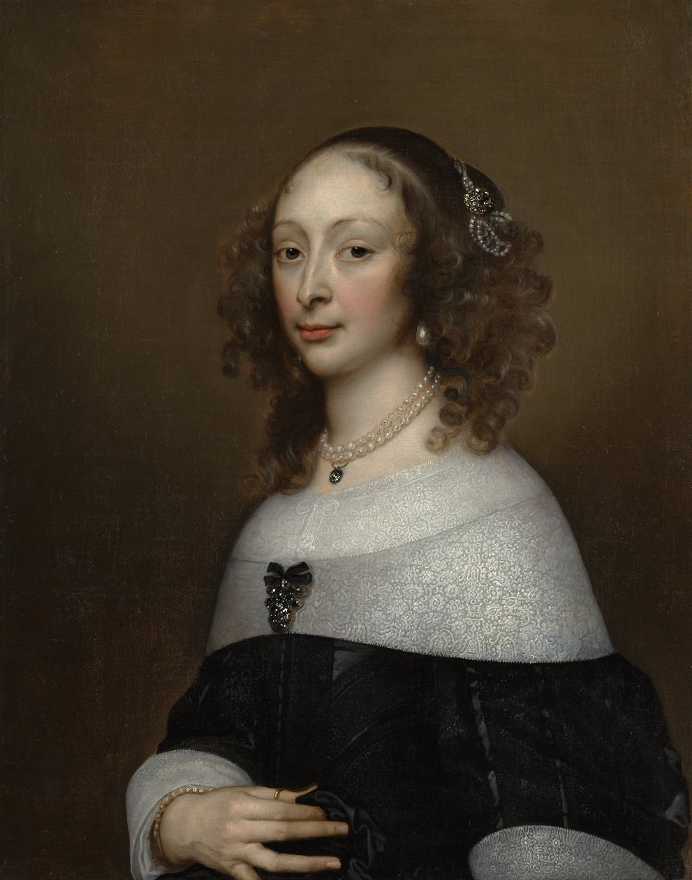 Portrett av en kvinne av Adriaen Hanneman