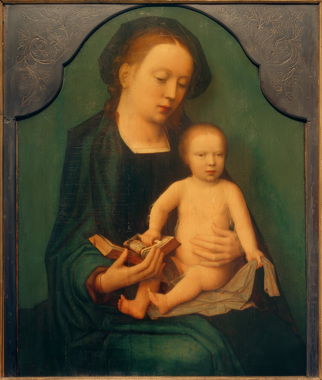 Sittende Guds mor med Kristusbarnet av Adriaen Isenbrandt