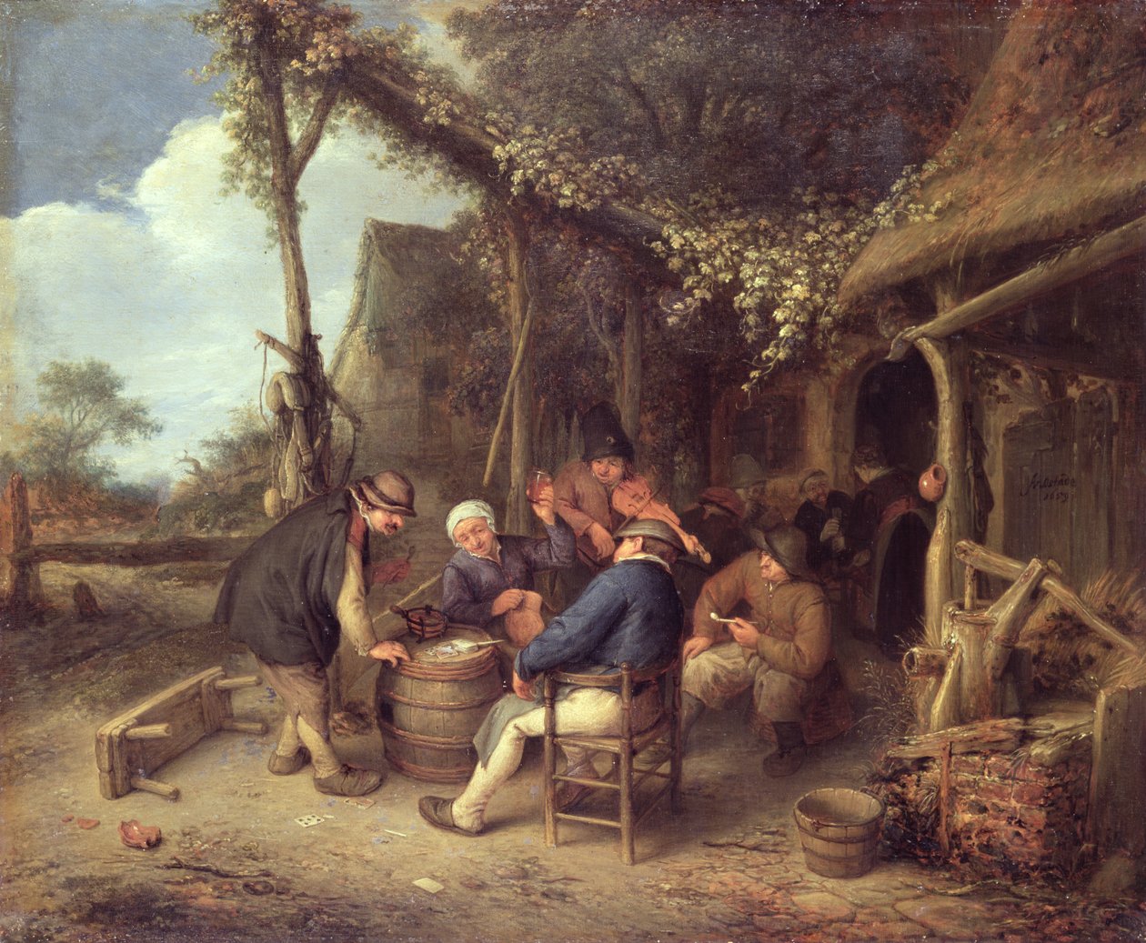 Etter arbeid i landet, 1659 av Adriaen Jansz. van Ostade