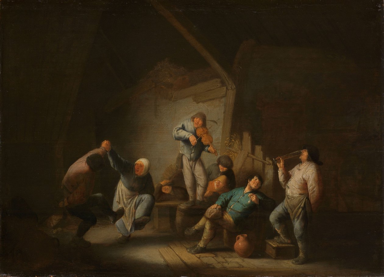 Dansepar, 1625-40 av Adriaen Jansz. van Ostade