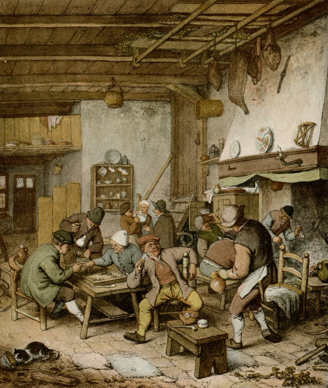 Nederlandsk bondetaverna av Adriaen Jansz. van Ostade