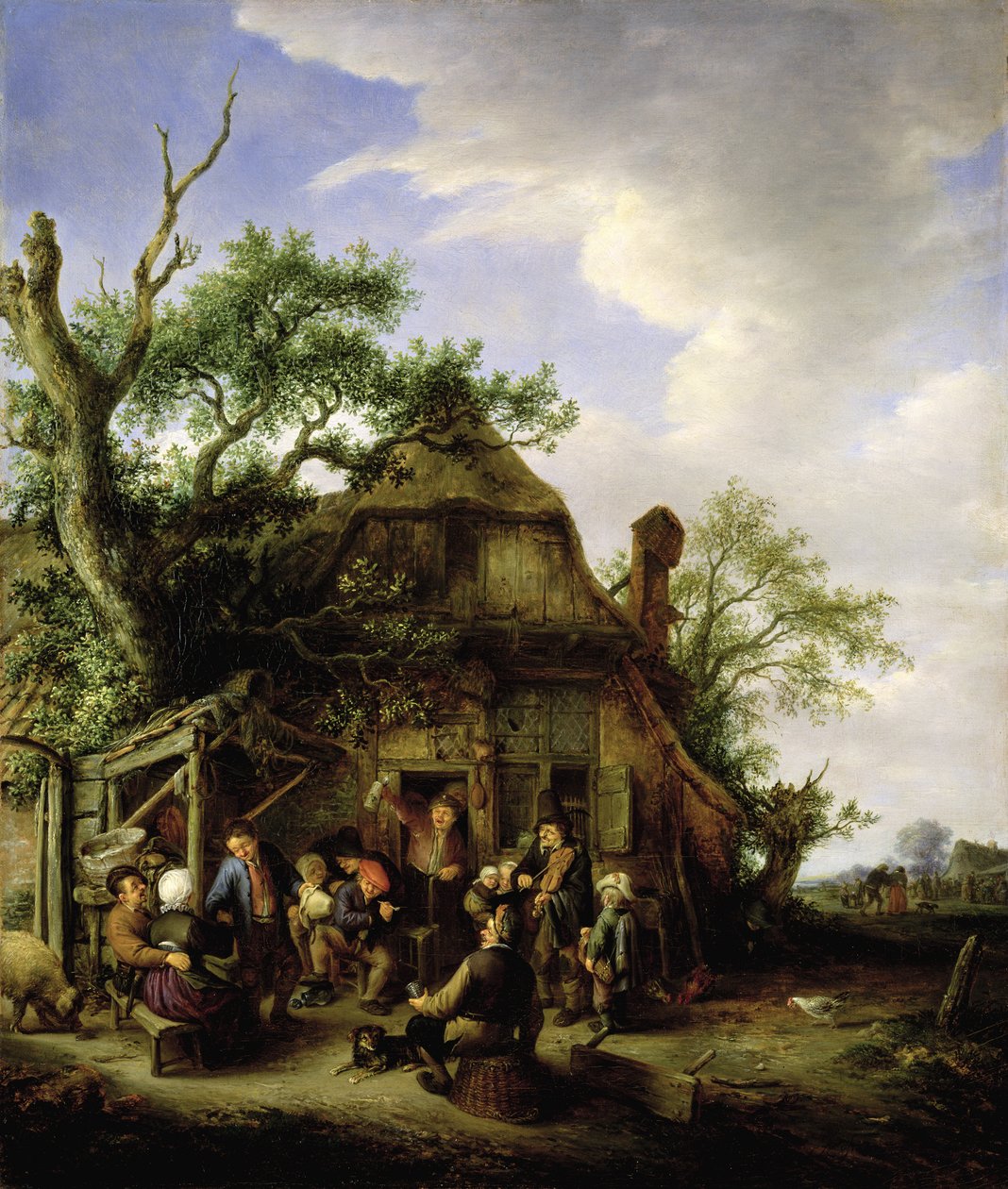 Glade bønder, 1648 av Adriaen Jansz. van Ostade