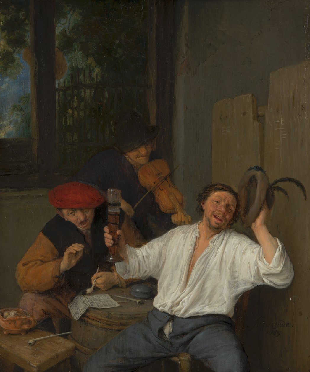 The Merry Drinkers, 1659 av Adriaen Jansz. van Ostade