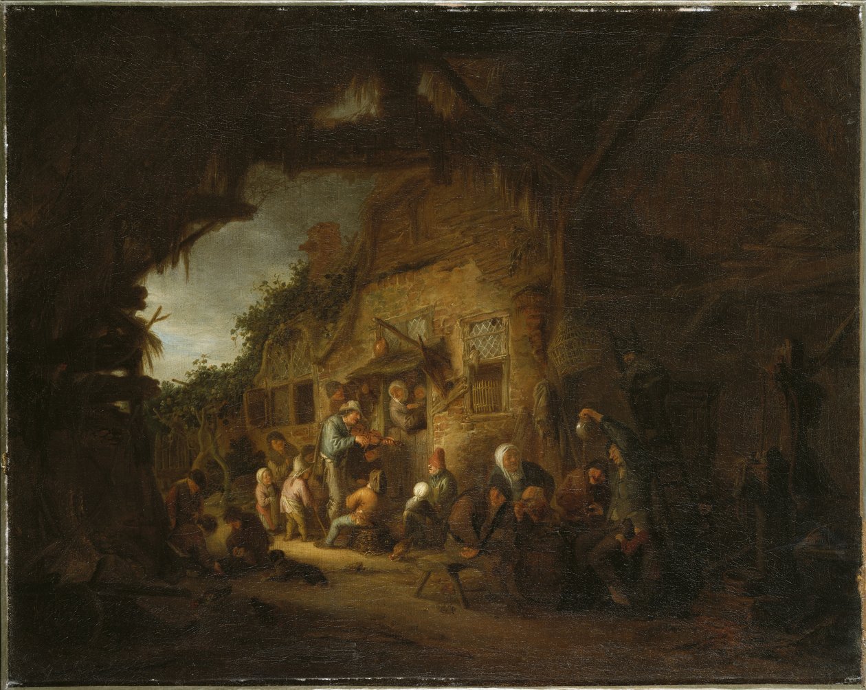 Den gamle spelemannen, 1641 av Adriaen Jansz. van Ostade