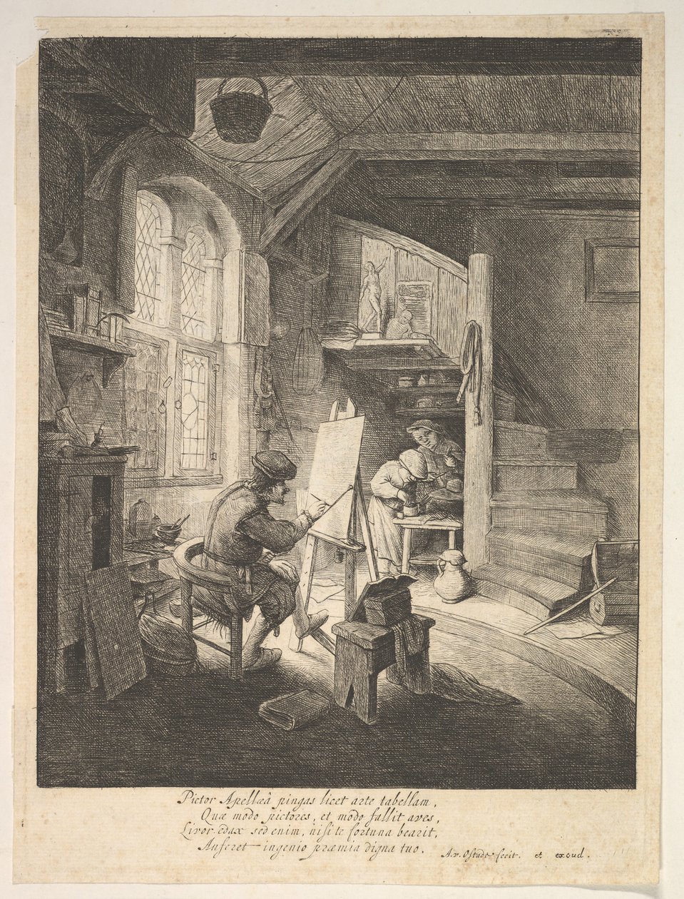 Maleren, 1600-tallet. av Adriaen Jansz. van Ostade