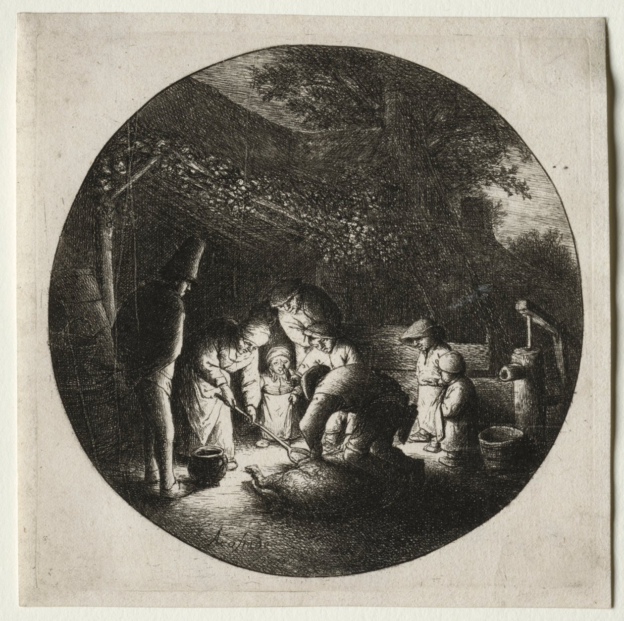 Grisemorderne. av Adriaen Jansz. van Ostade